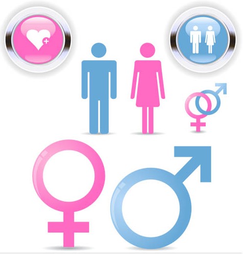 496x519 Male And Female Icons Vector Ai Format Free Vector Download