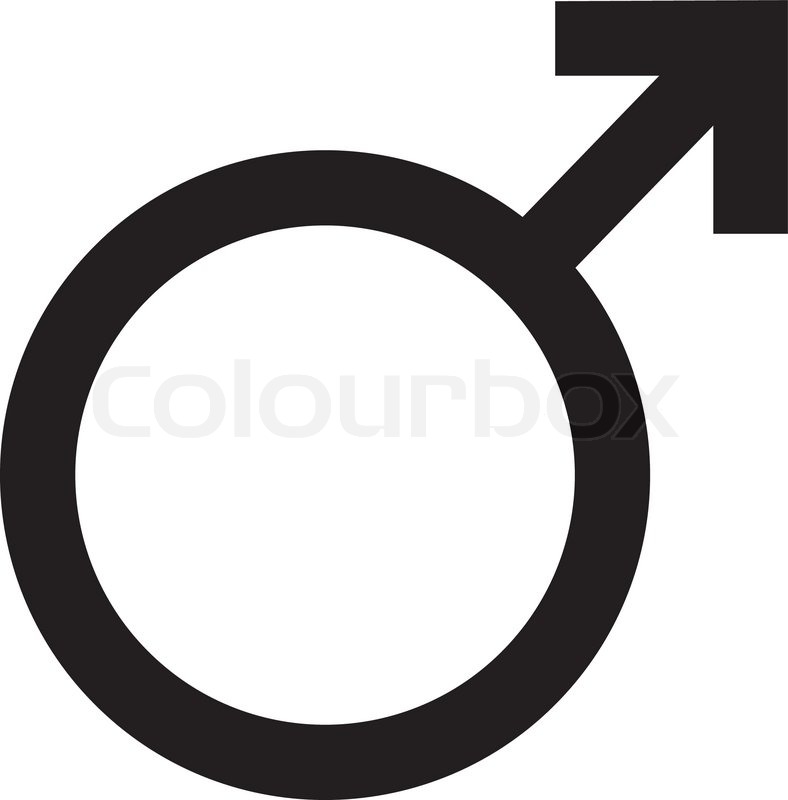 788x800 Illustration Of The Male Symbol Stock Vector Colourbox