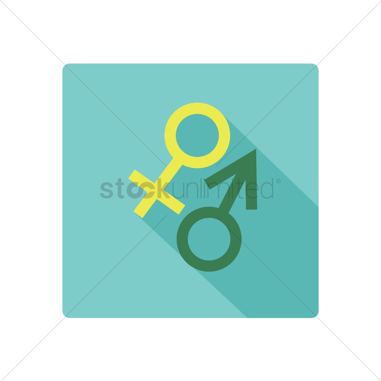 1300x1300 Male And Female Symbols Vector Image