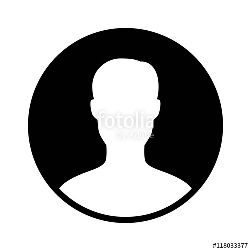 500x500 Male User Account Profile Circle Flat Icon For Apps And Websites