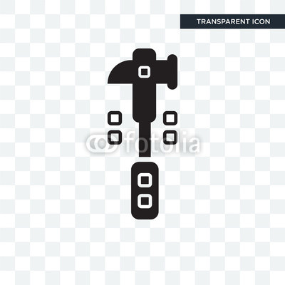 400x400 Mallet Vector Icon Isolated On Transparent Background, Mallet Logo