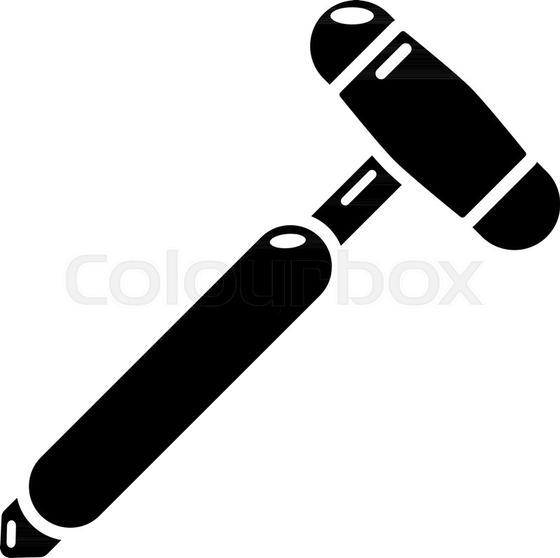 800x798 Medical Mallet Icon. Simple Illustration Of Medical Mallet Vector
