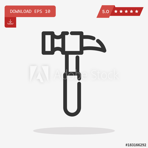 500x500 Mallet Vector Icon