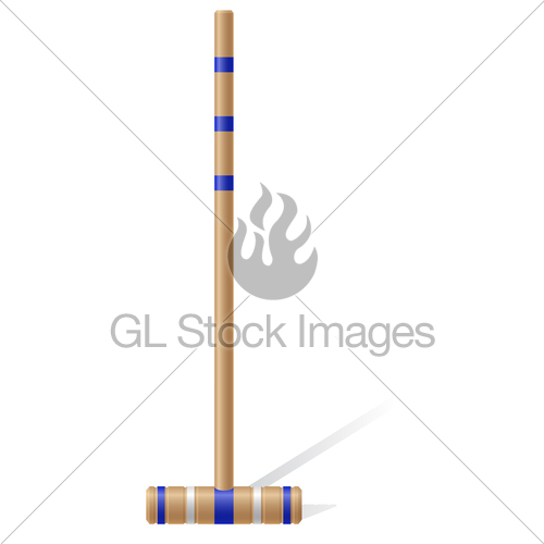 500x500 Croquet Mallet Vector Illustration Gl Stock Images