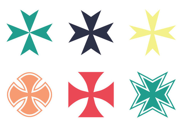 632x443 Free Maltese Cross Vector Icon Free Vector Download 345955 Cannypic