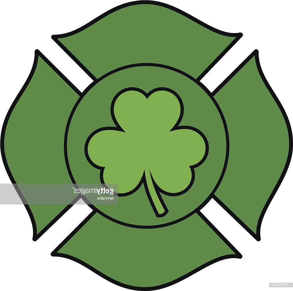 1024x1016 Best Irish Firefighter Maltese Cross Vector Image