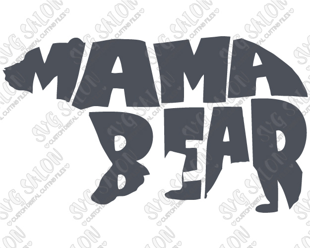 Mama Bear Vector at GetDrawings | Free download