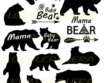 340x270 Baby Bear Png Etsy