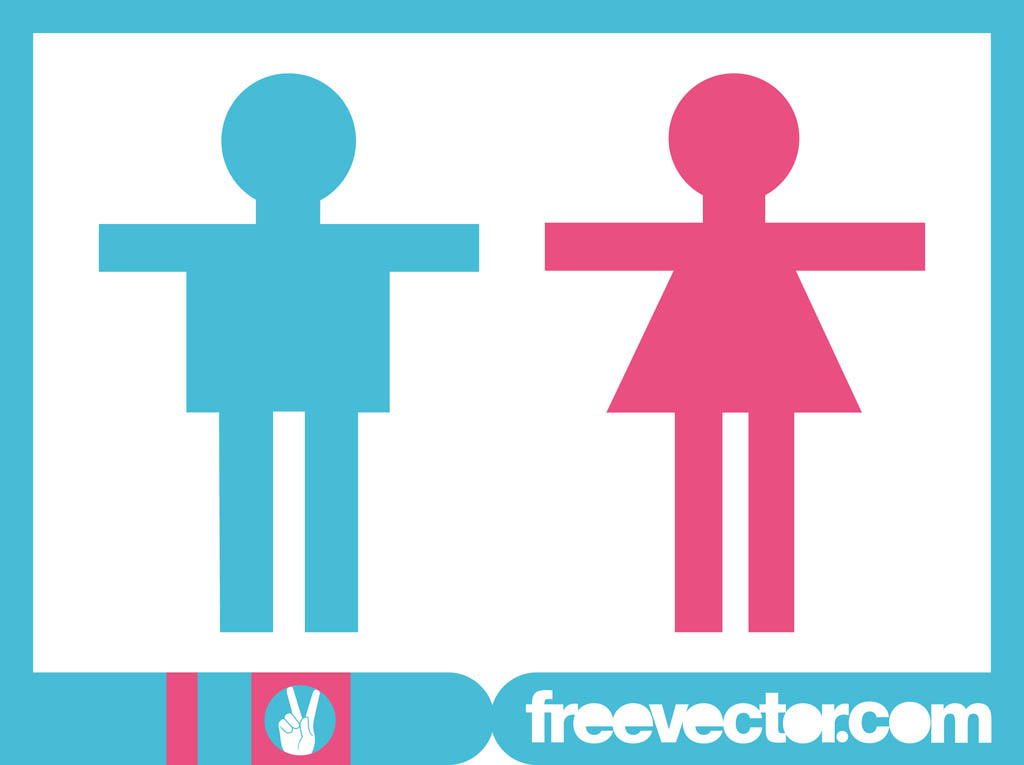 1024x765 Man And Woman Symbols Graphics Vector Art Amp Graphics