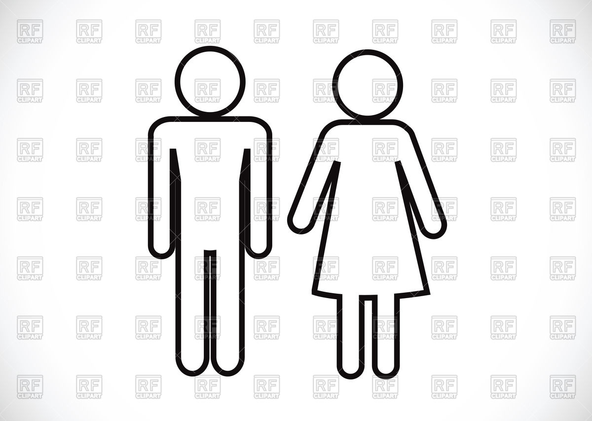 1200x853 Pictogram Man Woman Wc Icon Vector Image Vector Artwork Of Icons