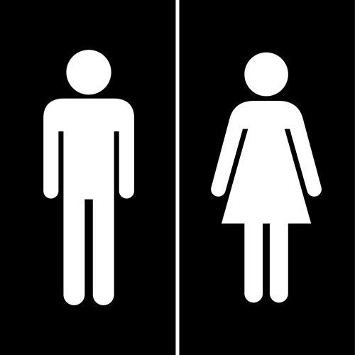 500x500 Vector Toilet Sign Man And Woman Design 01 Free Download