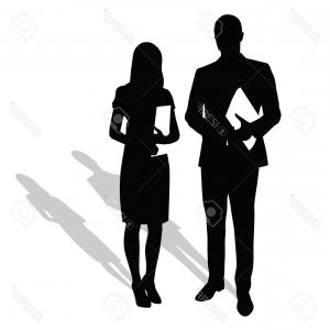 300x300 Business People Man Talking Woman Vector Sohadacouri