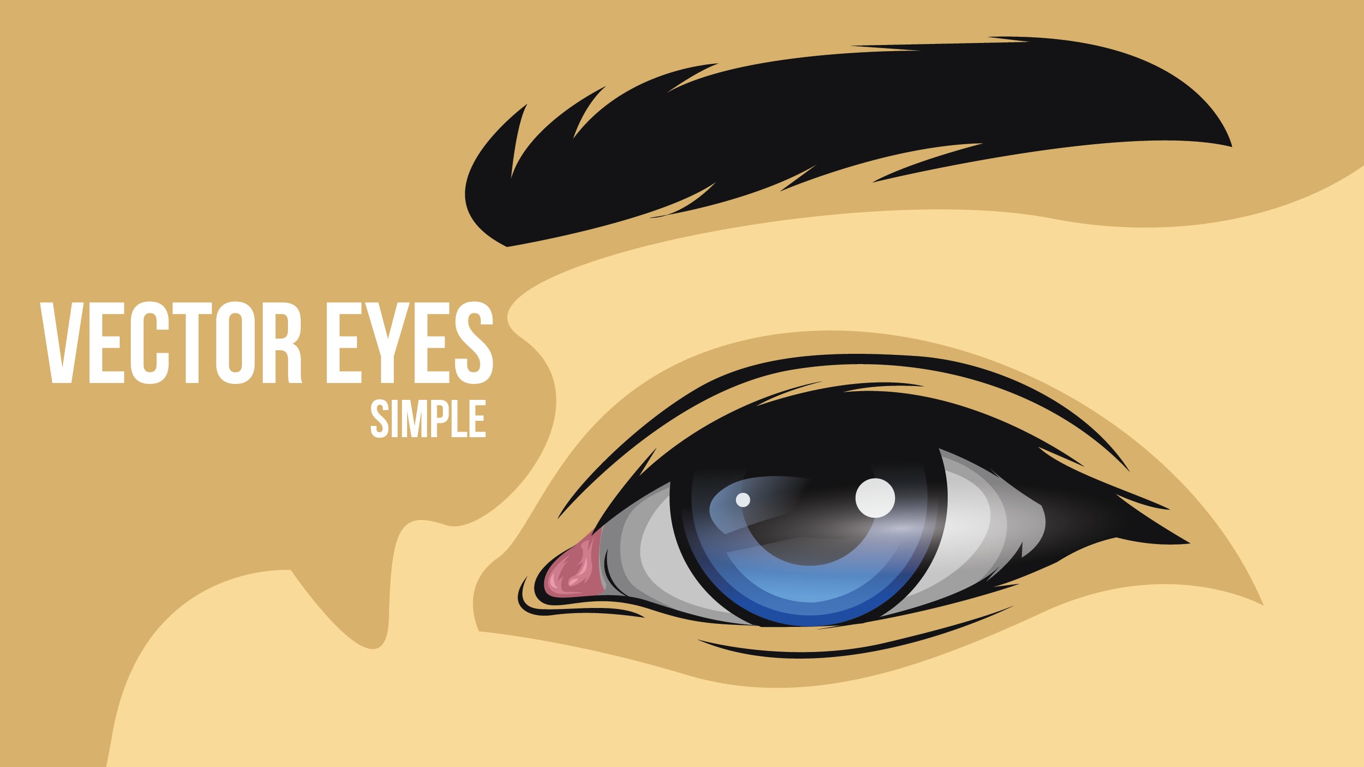 2667x1500 How To Create A Simple Eye Vector