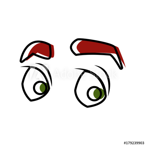 500x500 Man Eyes Cartoon Icon Vector Illustration Graphic Design