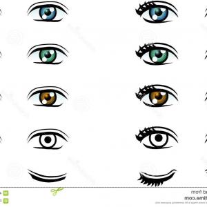 300x300 Stock Illustration Vector Man Woman Eyes Different Color