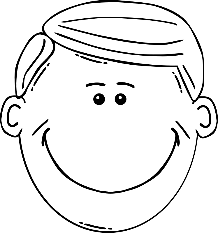 748x800 Man Face Cartoon Free Vector 4vector