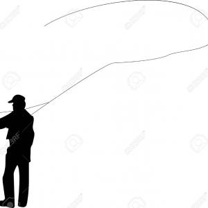 300x300 Best Free Silhouette Of Man Fly Fishing Design Sohadacouri