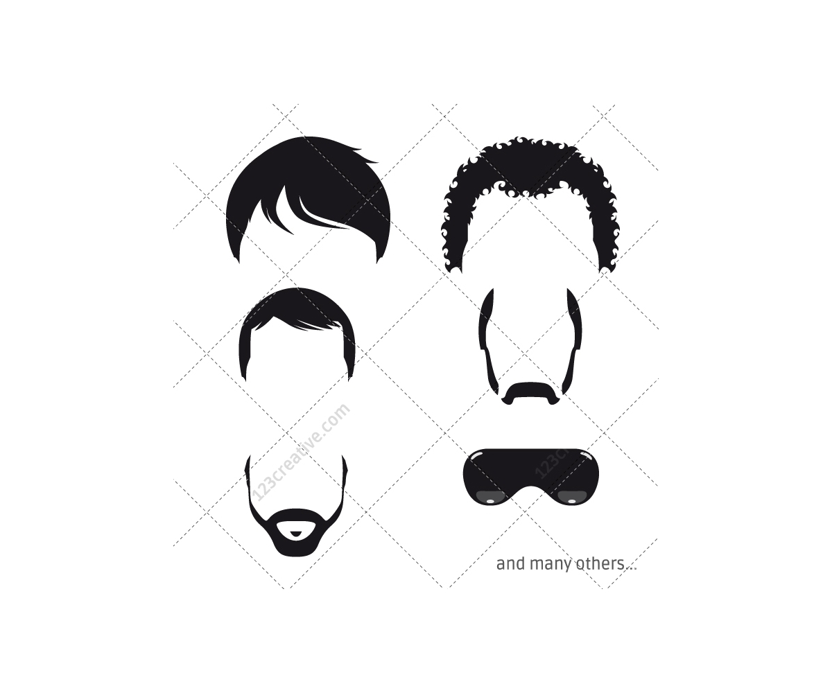 1200x1000 Face Vector Pack