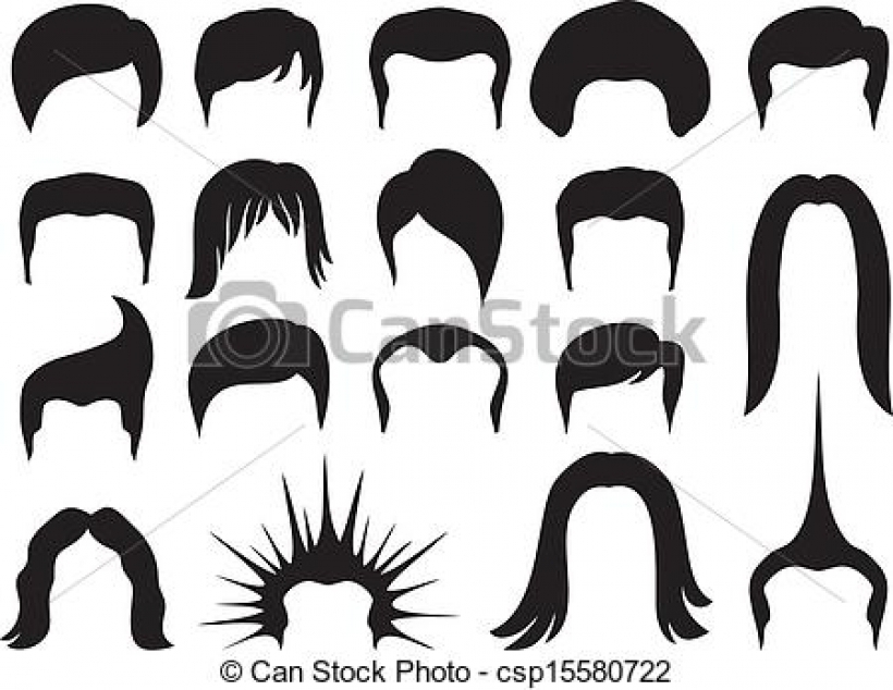 820x634 Hairstyles Clipart Man Hair