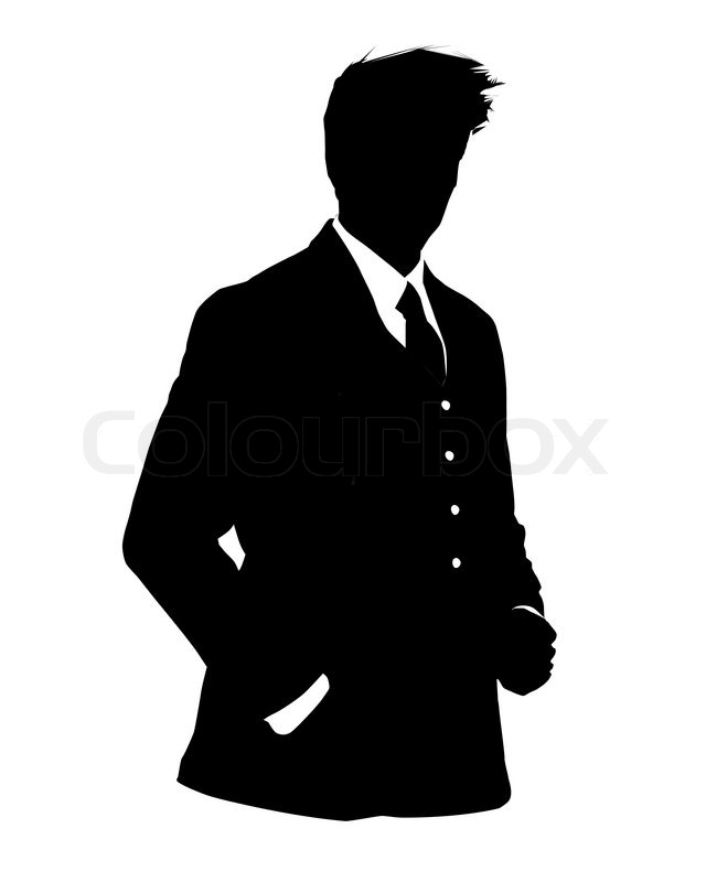 640x800 Graphic Illustration Of Man In Business Suit As User Icon, Avatar
