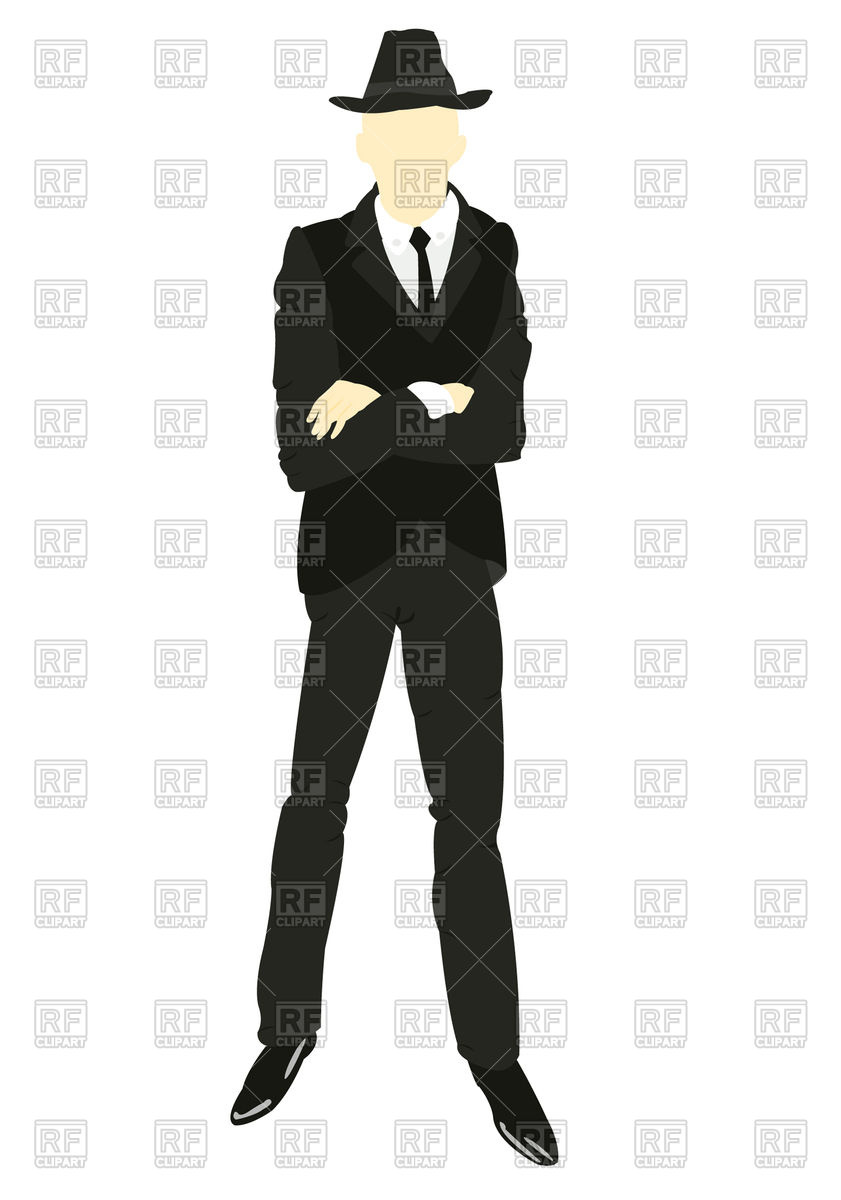 841x1200 Silhouette Of Man In Suit Vector Image Vector Artwork Of People