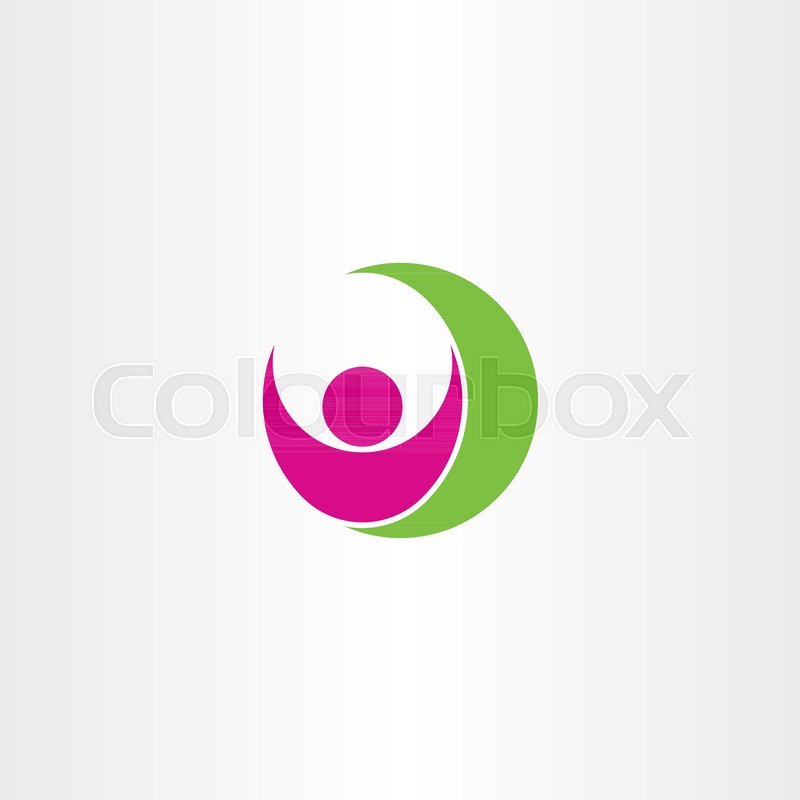 800x800 Health Logo Healthy Man Icon Vector Symbol Stock Vector Colourbox