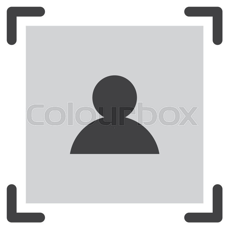 800x800 People Vector Icon. Man Sign. Person Symbol Stock Vector Colourbox