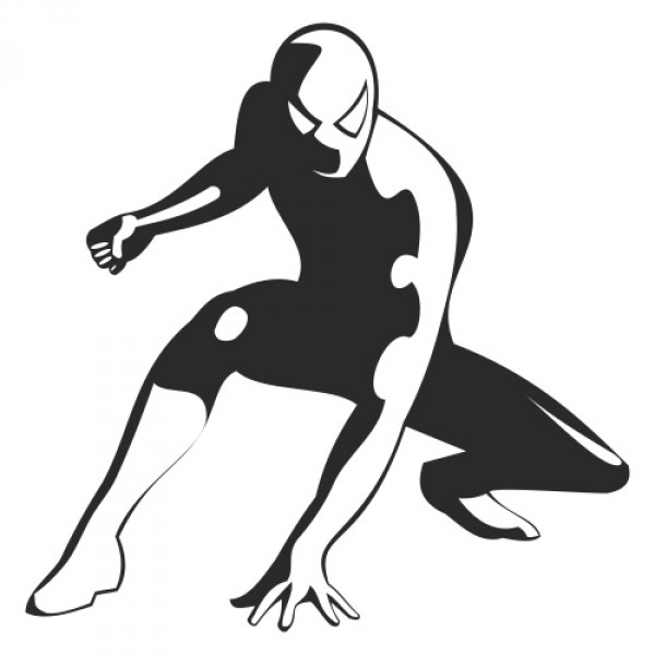 600x600 Free Spider Man Vector