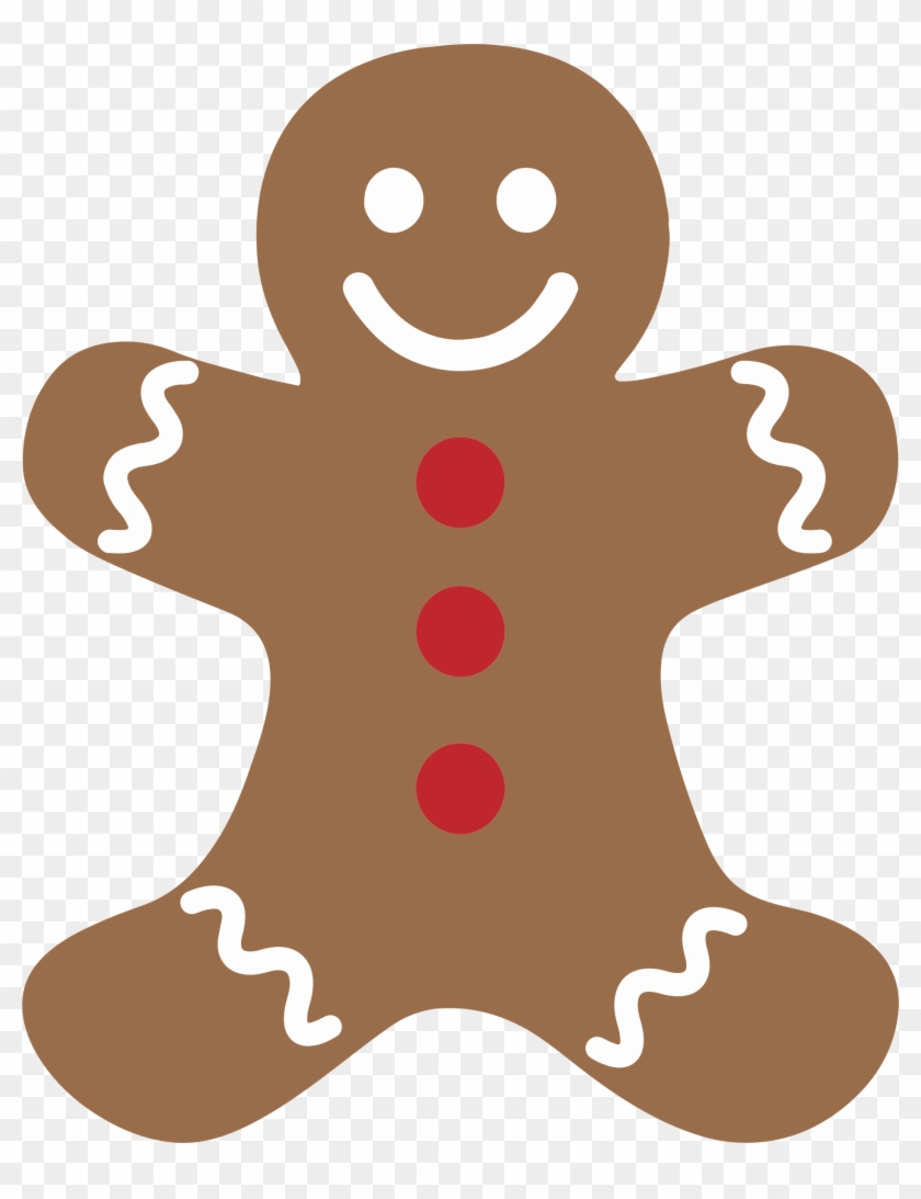 840x1093 Funny Gingerbread Man Clipart Kid