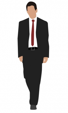 240x395 Corporate Man Walking Vector Ai,eps Format Free Vector Download