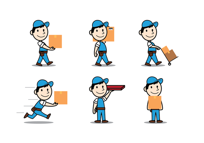 700x490 Free Delivery Man Vector