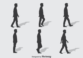 286x200 People Walking Free Vector Art