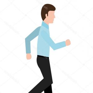 300x300 Stock Illustration Avatar Business Man Walking Vector Lazttweet