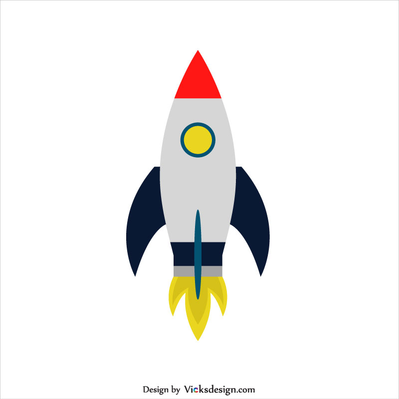800x800 Space Rocket Launch, Creative Idea, Business Development