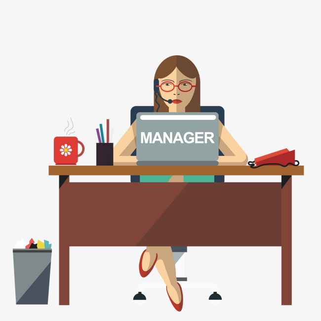 650x651 Vector Manager Room, Decoration, Beauty, Table Png And Vector For