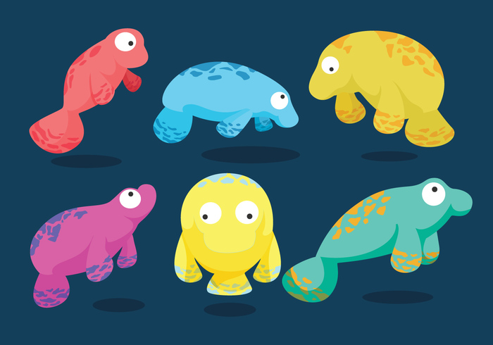 700x490 Manatee Vector Free Vectors Ui Download