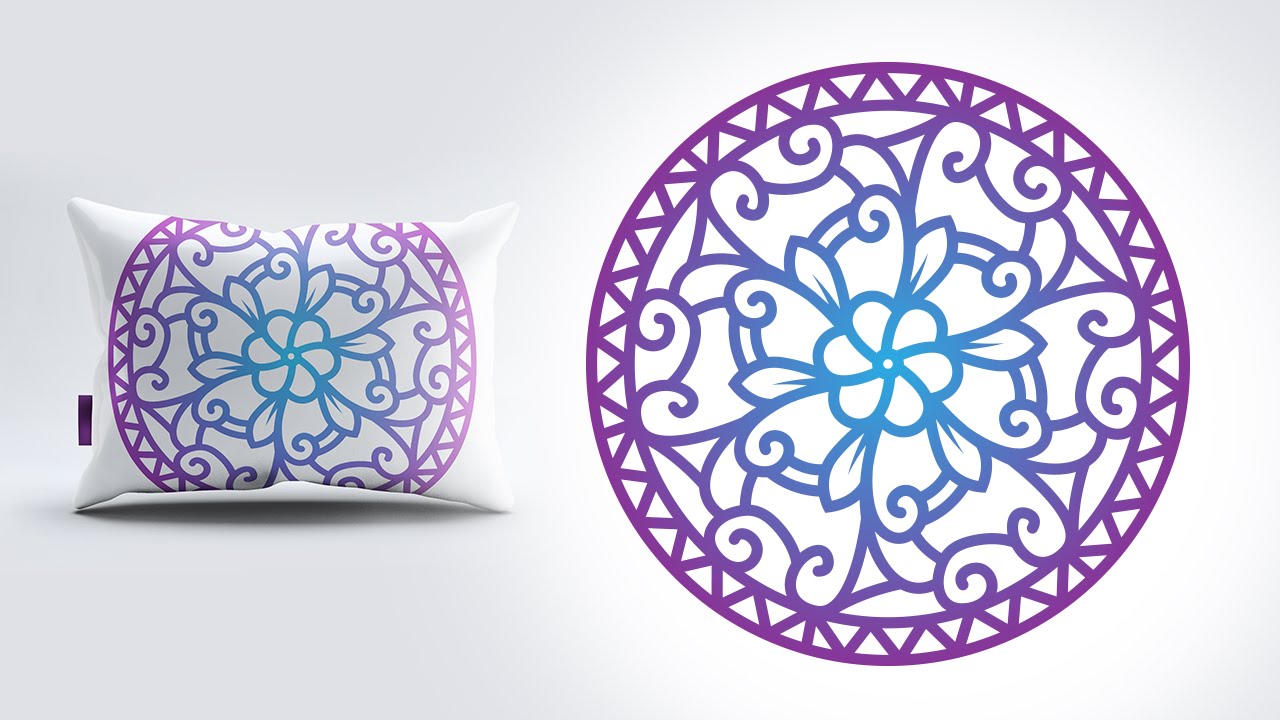 1280x720 Mandala Design In Illustrator