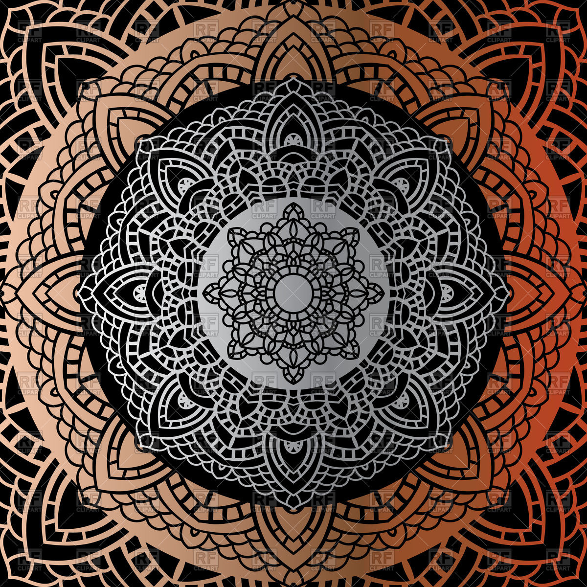 1200x1200 Circle Lace Ornament