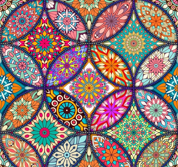 590x554 20 Beautiful Free Mandala Vectors