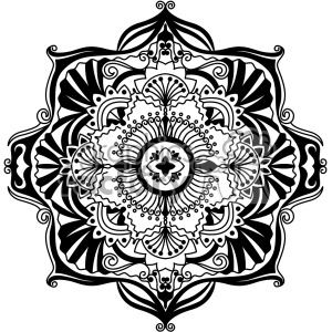 300x300 Royalty Free Mandala Vector Art 403340 Vector Clip Art Image