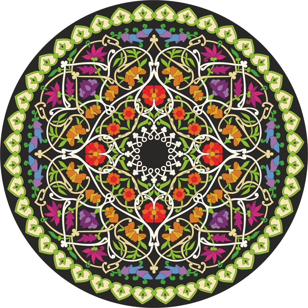 1000x1000 Mandala Vector Art Free Vector Download