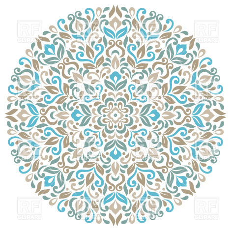 470x470 Round Mandala Flower
