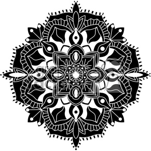300x300 Royalty Free Mandala Vector Design 403328 Vector Clip Art Image