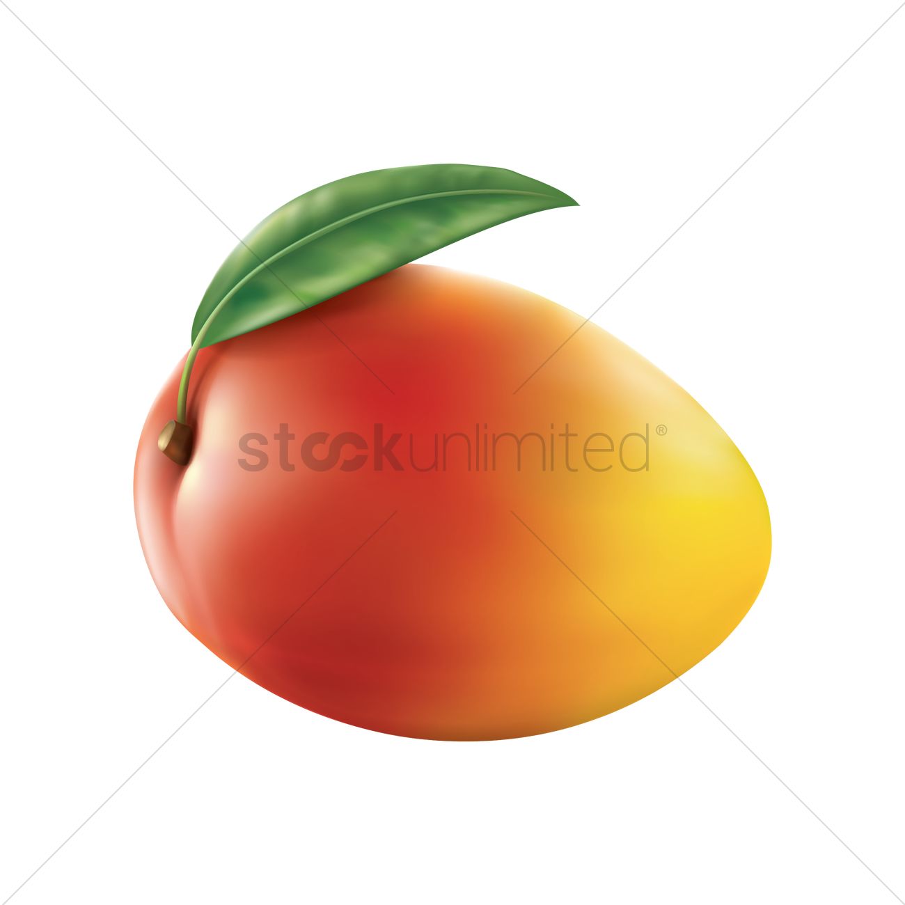 1300x1300 Mango Vector Image