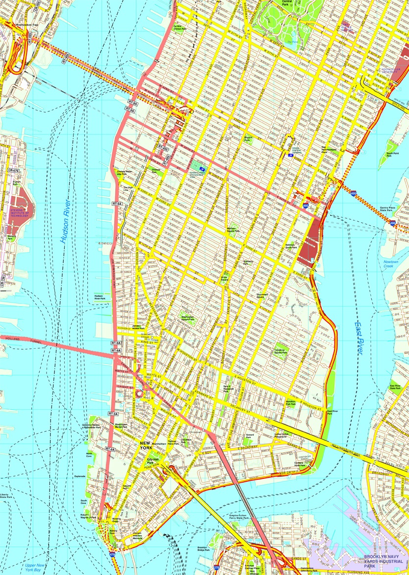 834x1172 Find New York Manhattan Map. Eps Illustrator Vector City Maps Usa