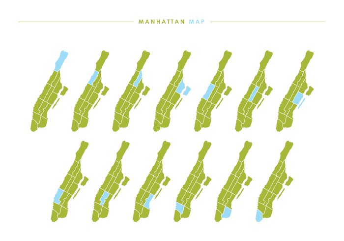 700x490 Manhattan Map Vector
