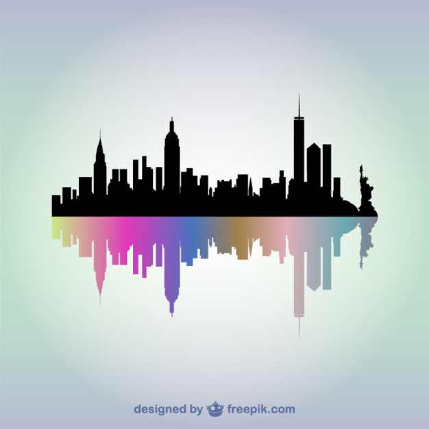 626x626 Skyline Clipart Manhattan