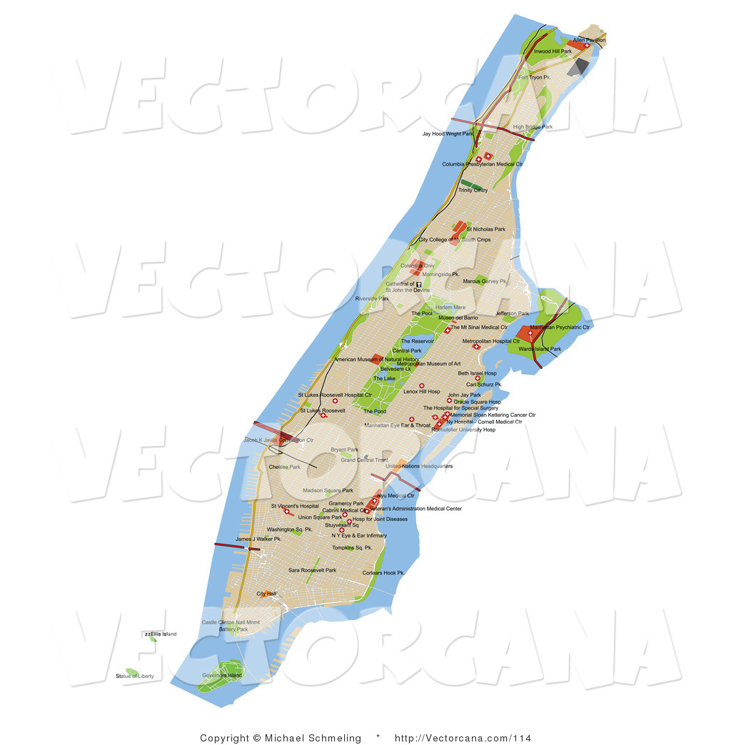 1024x1044 Manhattan Clipart Vector 8