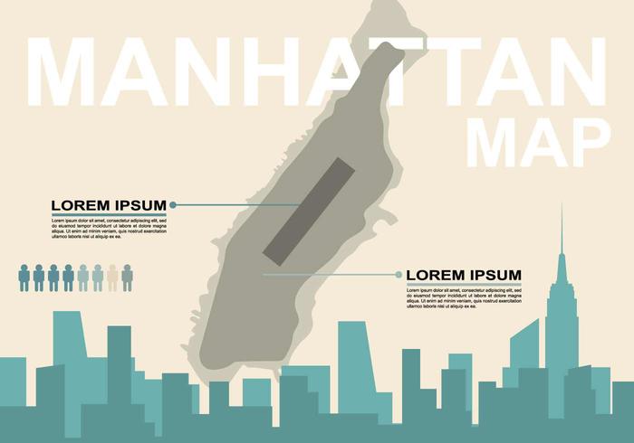 700x490 Free Manhattan Map Illustration