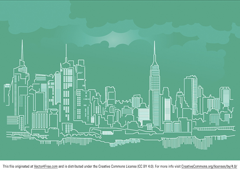829x594 Free Manhattan Vector Graphics
